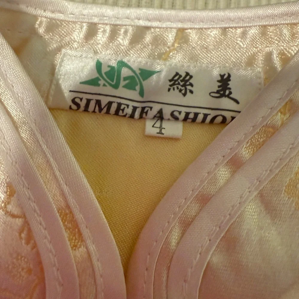 Simei Fashion Girls Traditional Chinese Outfit (Tag 4, Fits 2T–3T)